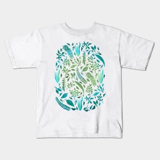 Secret Garden Foliage Kids T-Shirt